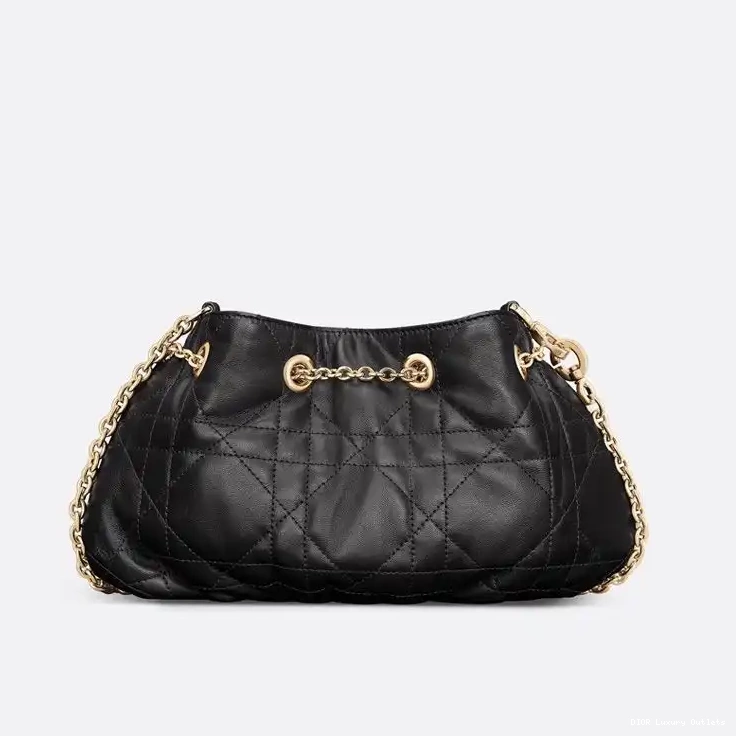 Cheap Bag Lambskin Ammi Dior Macrocannage Black Small 0702 Luxury